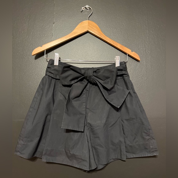 J. Crew Black Tie-Waist Shorts - Picture 2 of 16